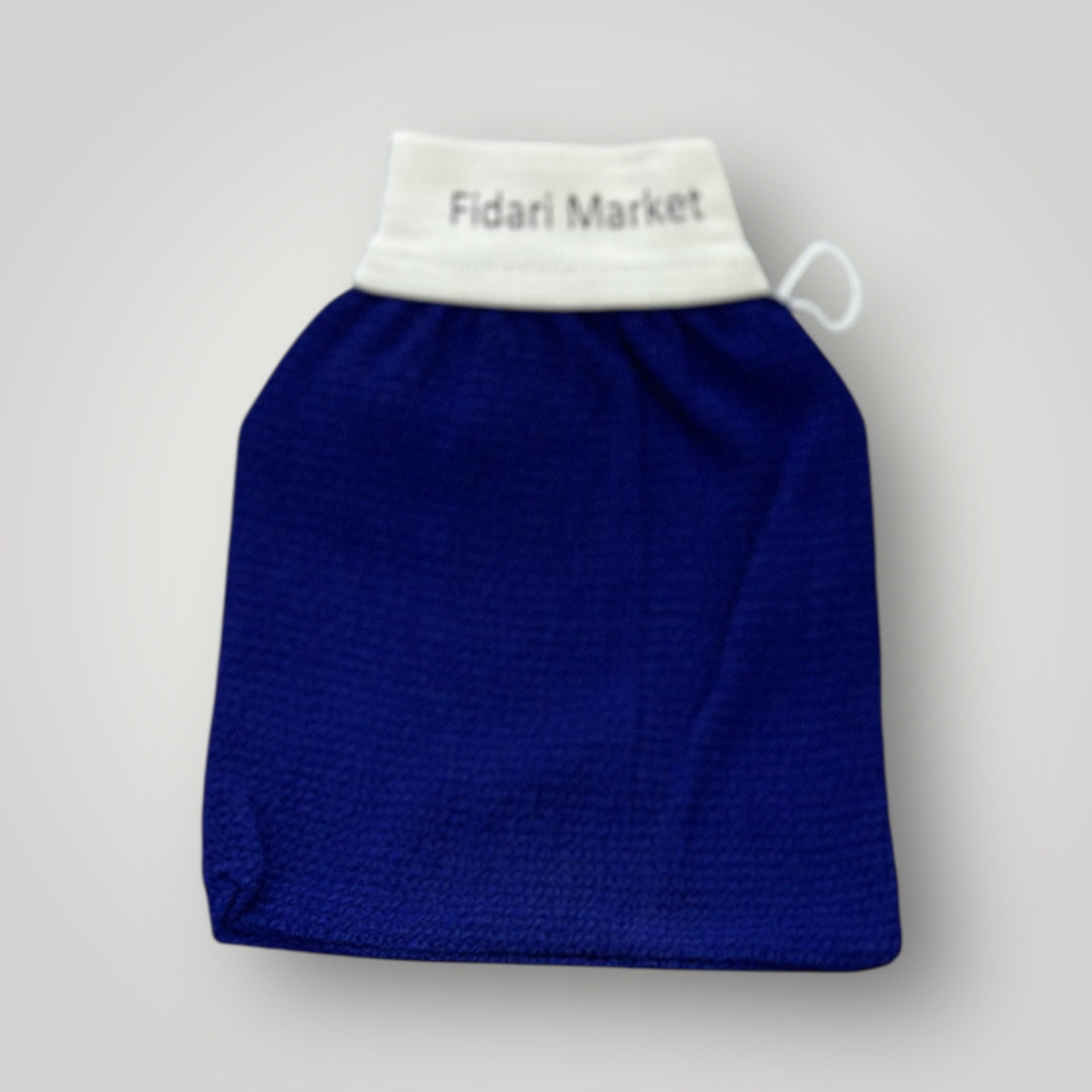 Gant de gommage bleu – Fidari Market Casablanca
