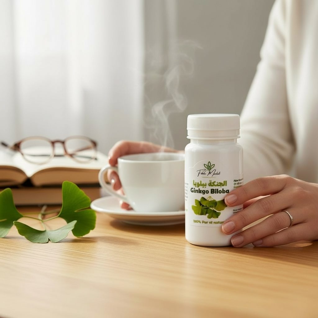 Ginkgo Biloba en Poudre 30g – 100% naturel superfood – Fidari Market Casablanca