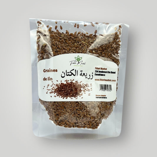 Graines de lin – 100% naturel superfood – Fidari Market Casablanca