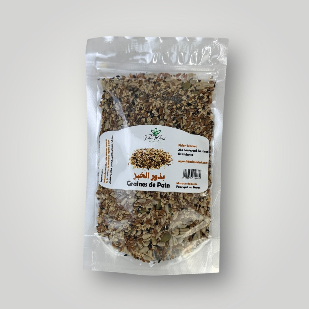 Graines de pain – 100% naturel superfood – Fidari Market Casablanca