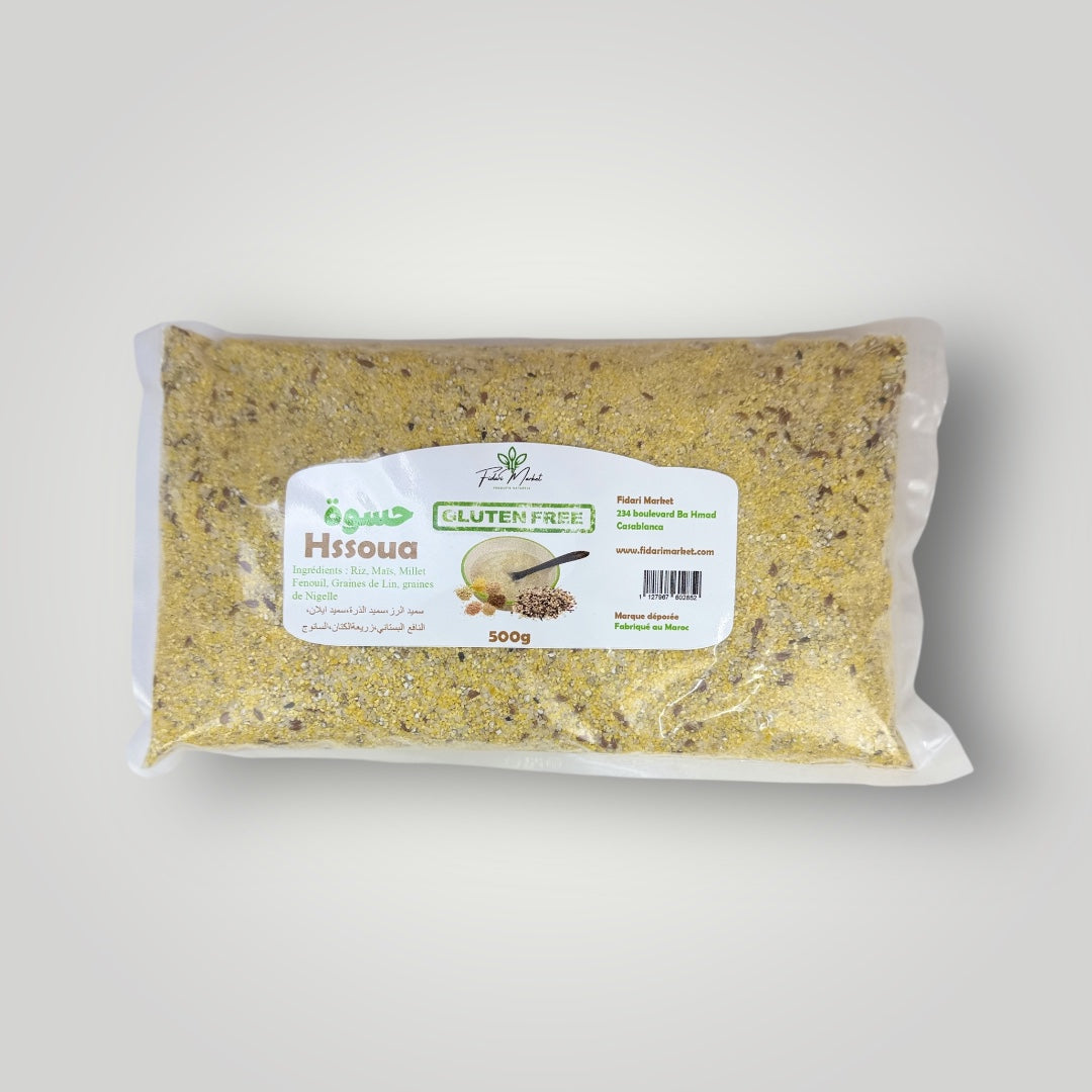 Hssoua sans gluten 500g – artisanal sans conservateurs – Fidari Market Casablanca