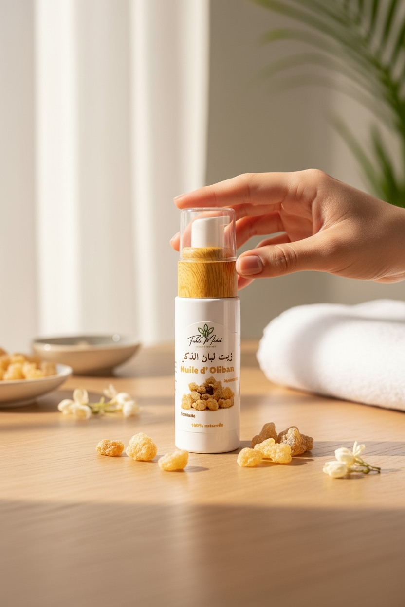 Huile d'Oliban 30ml – 100% naturel sans additifs chimiques – Fidari Market Casablanca