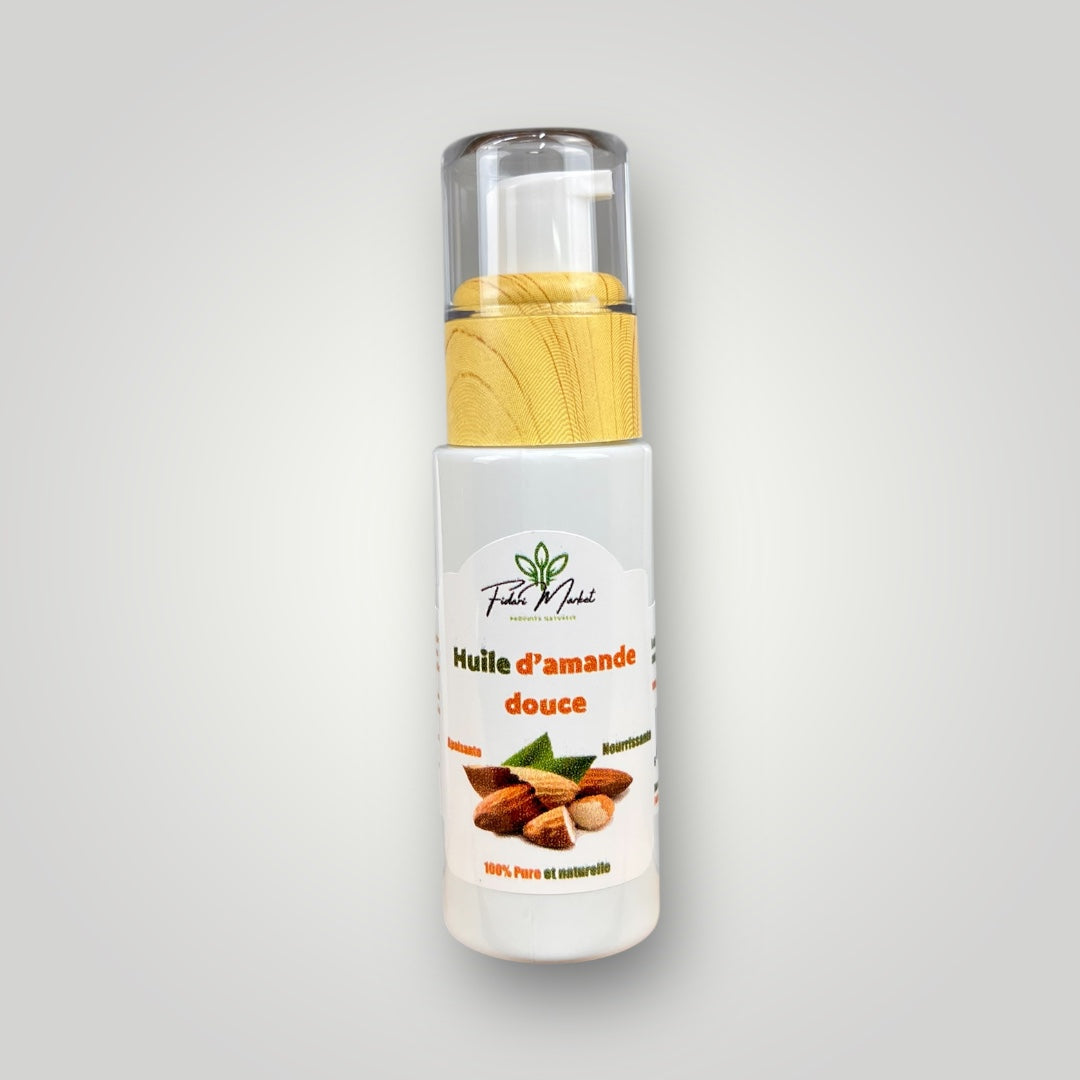 Huile d'amande douce 30ml – 100% naturel sans additifs chimiques – Fidari Market Casablanca