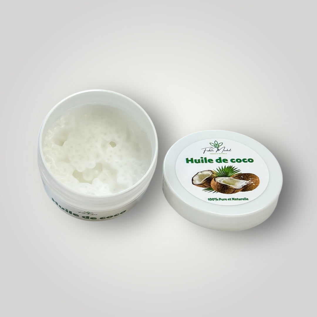Huile de coco 80g – 100% naturel sans additifs chimiques – Fidari Market Casablanca