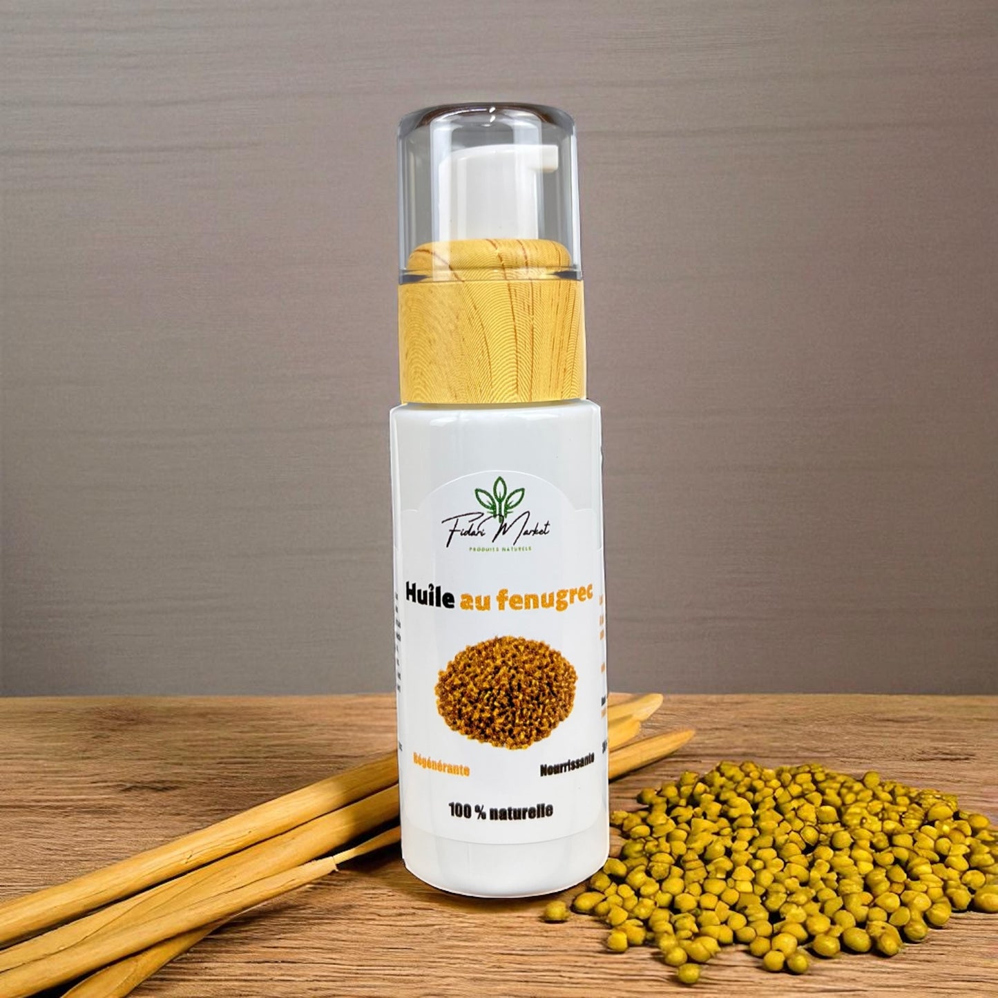 Huile de fenugrec 30ml – 100% naturel sans additifs chimiques – Fidari Market Casablanca