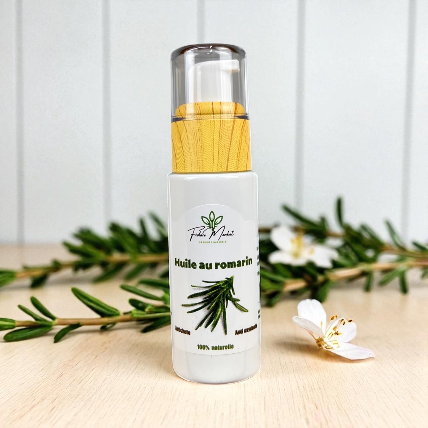 Huile de romarin 30ml – 100% naturel sans additifs chimiques – Fidari Market Casablanca