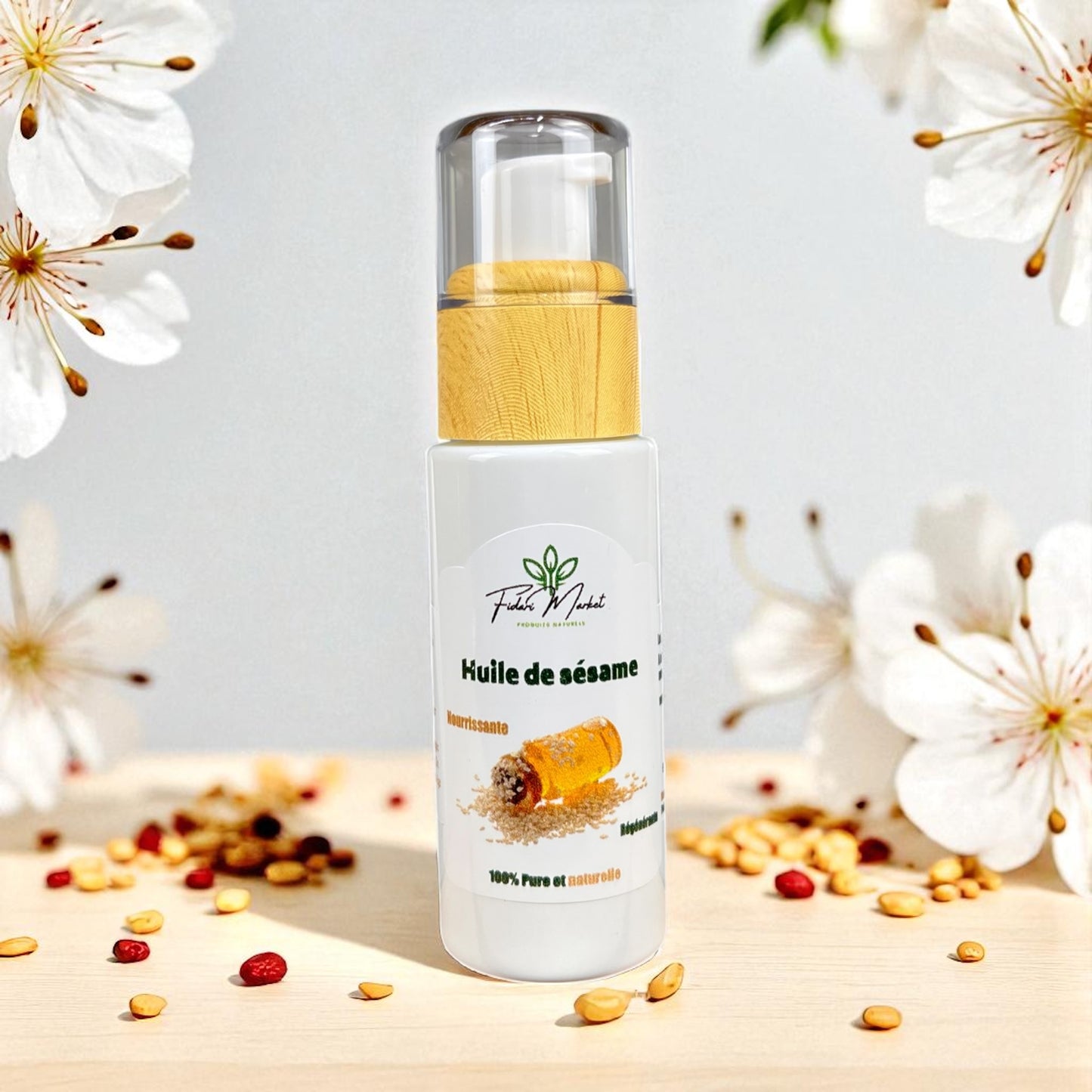 Huile de sesame 30ml – 100% naturel sans additifs chimiques – Fidari Market Casablanca