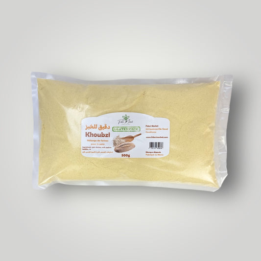 Khoubzi - Mélange de Farines Sans Gluten pour le pain 500g – artisanal sans conservateurs – Fidari Market Casablanca