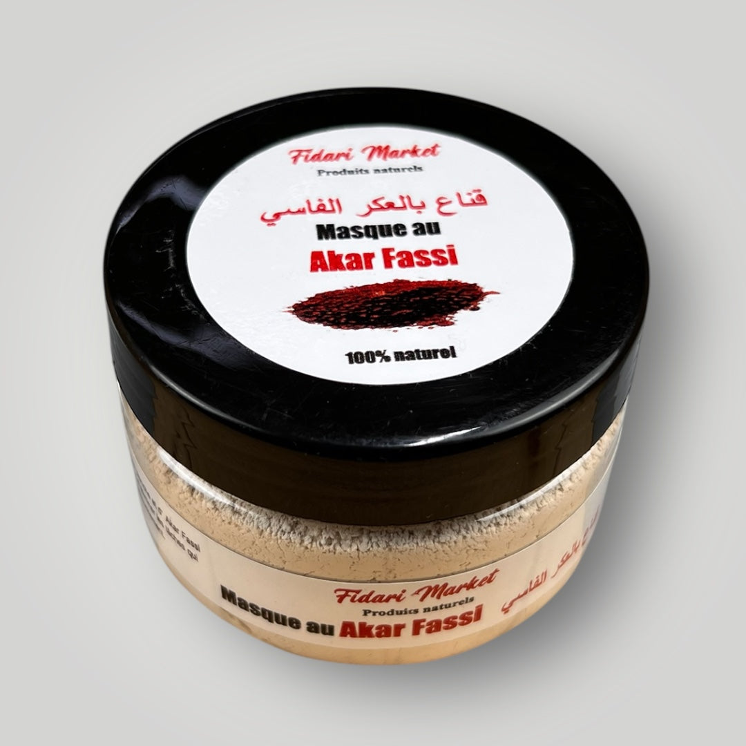 Masque au Akar Fassi – 100% naturel sans chimie Maroc – Fidari Market Casablanca