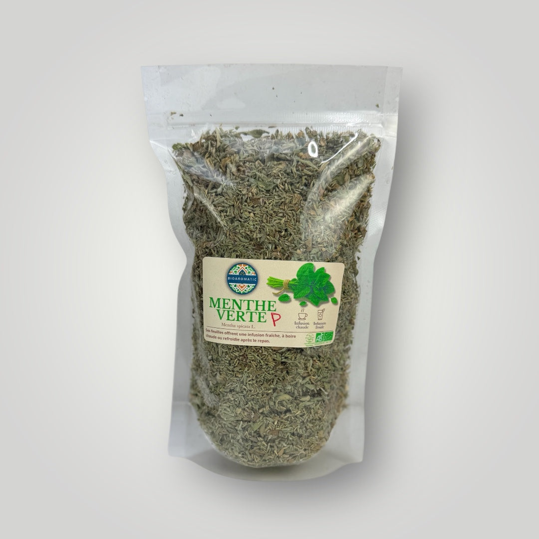 Menthe Verte Pouliot Bio – naturel infusion marocaine artisanale – Fidari Market Casablanca