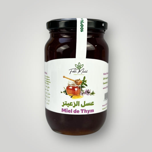 Miel de Thym 500g – pur naturel marocain sans additifs – Fidari Market Casablanca