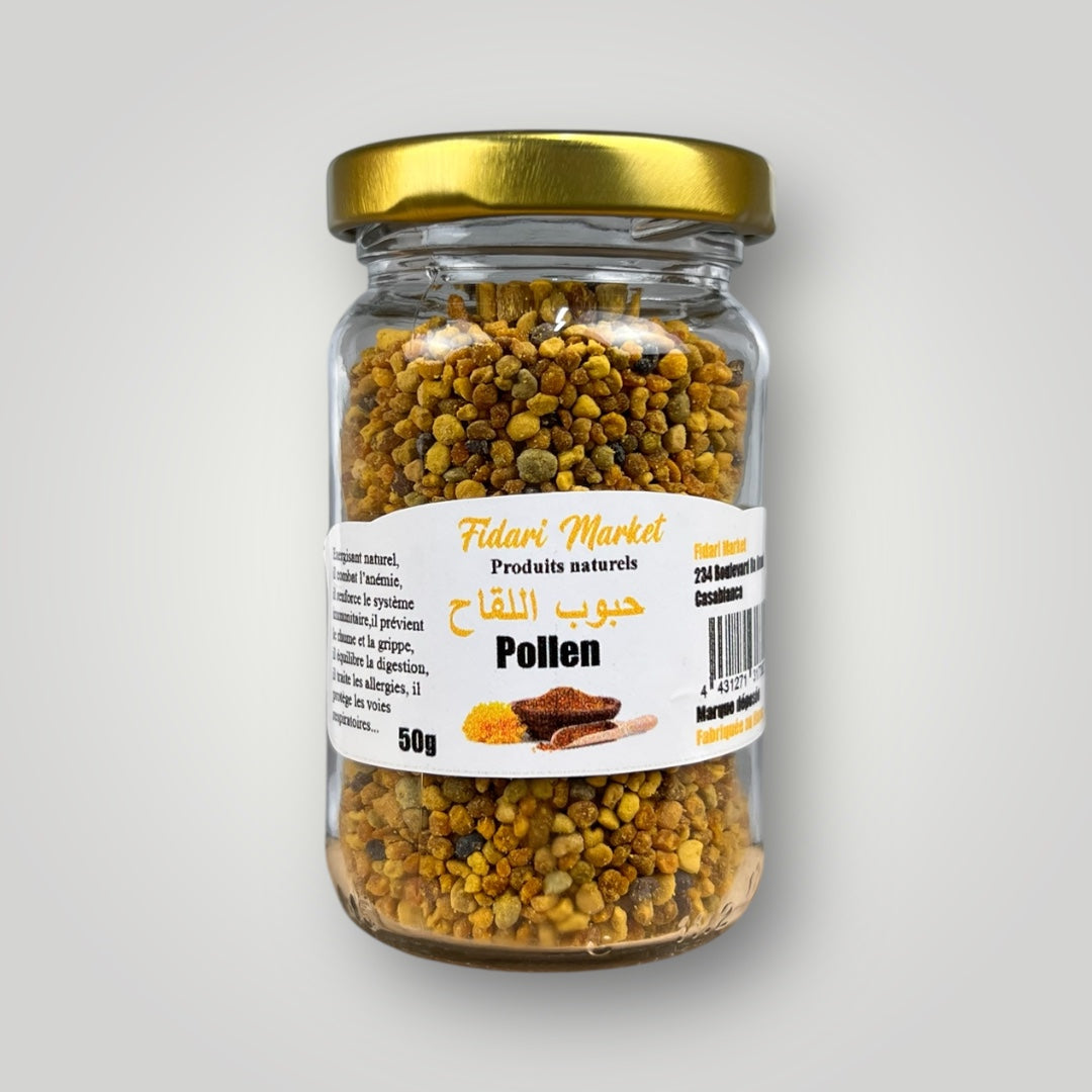 Pollen 50g – pur naturel marocain sans additifs – Fidari Market Casablanca