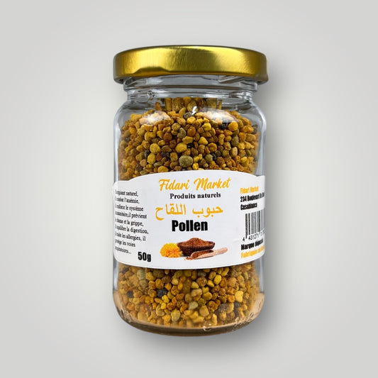 Pollen 50g – pur naturel marocain sans additifs – Fidari Market Casablanca