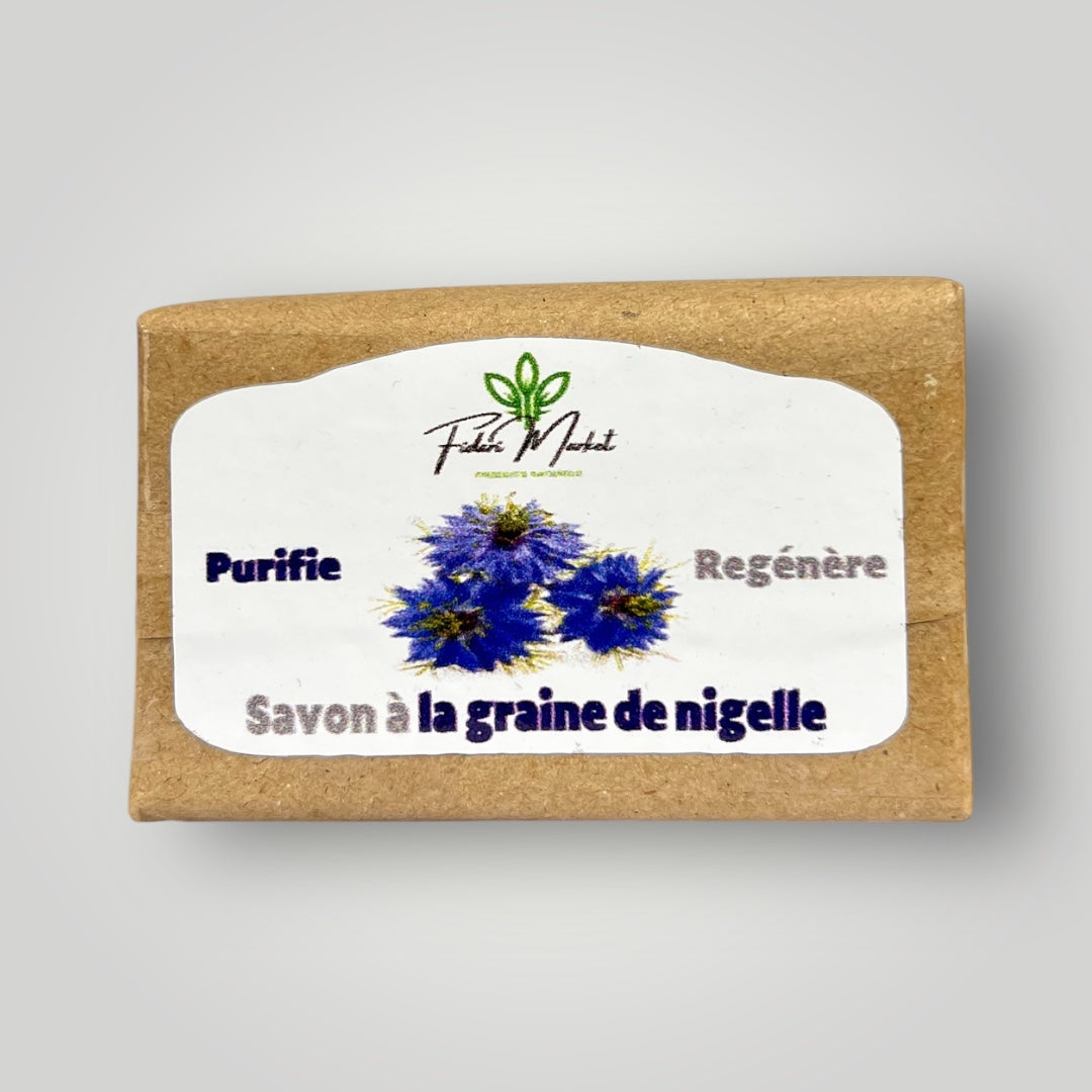 Savon a l’huile de Graine de Nigelle – 100% naturel sans additifs chimiques – Fidari Market Casablanca