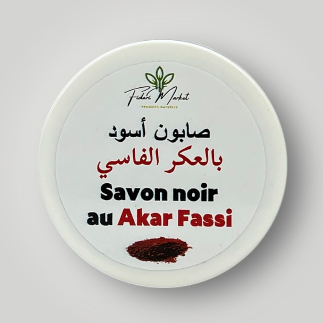 Savon noir au akar fassi – 100% naturel sans chimie Maroc – Fidari Market Casablanca