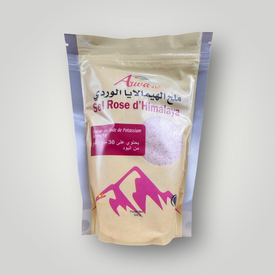 Sel de l’Himalaya 500g – 100% naturel marocain – Fidari Market Casablanca