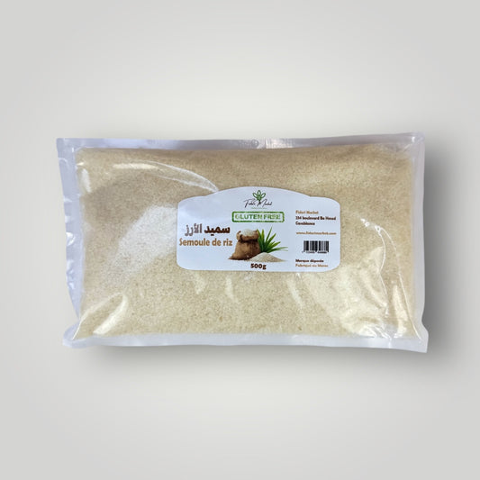 Semoule de Riz sans gluten 500g – artisanal sans conservateurs – Fidari Market Casablanca