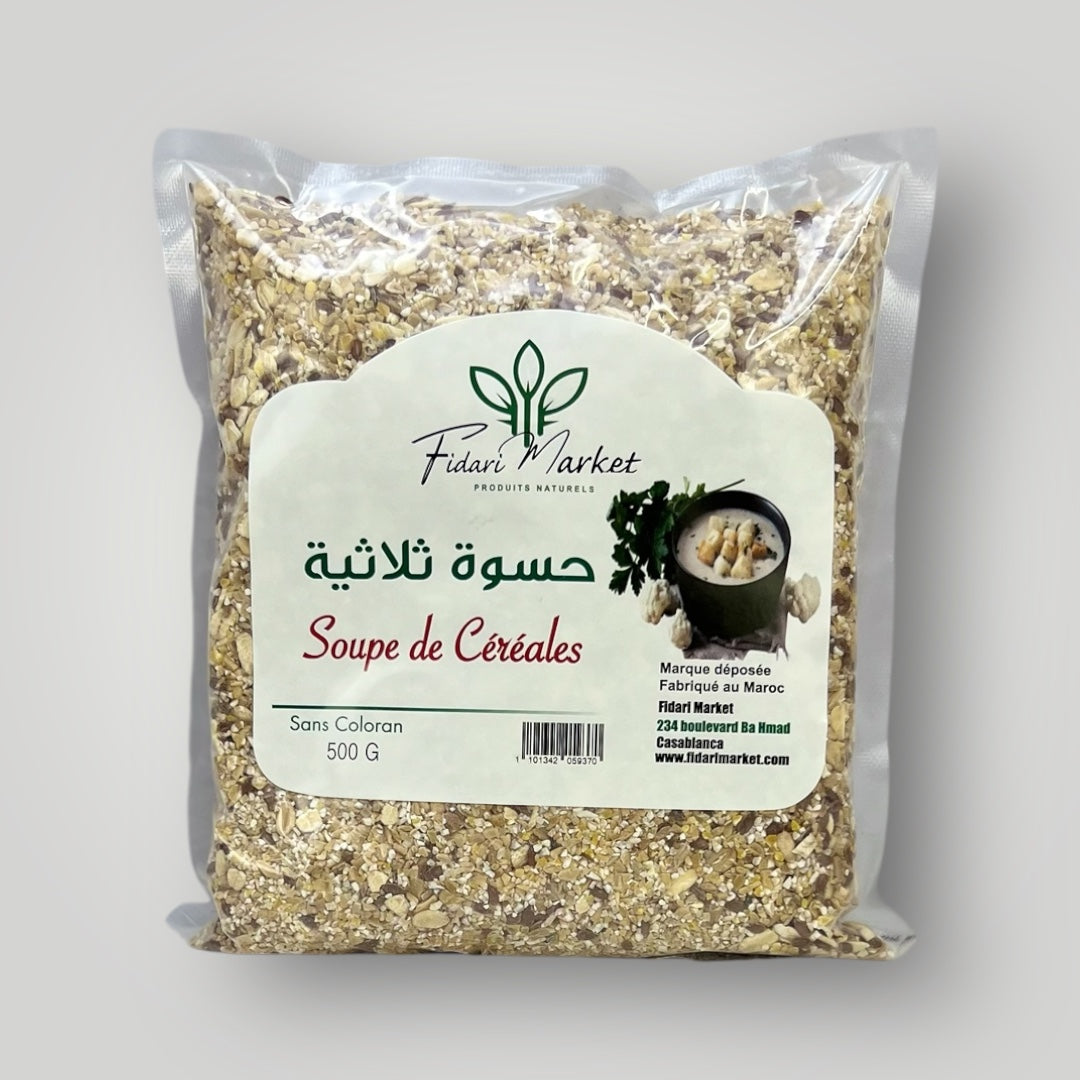 Soupe de cereales 500g – artisanal sans conservateurs – Fidari Market Casablanca