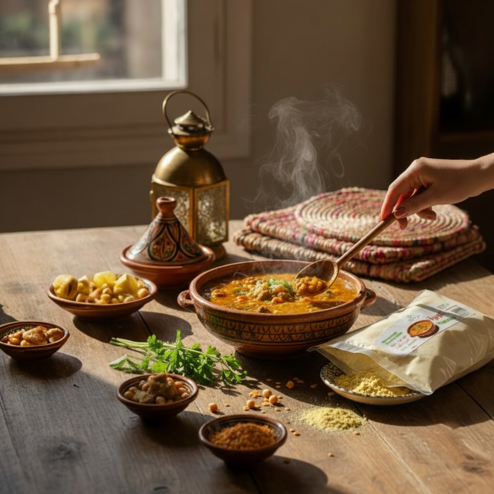 Tadwira Harira – 100% naturel artisanal sans colorants – Fidari Market Casablanca