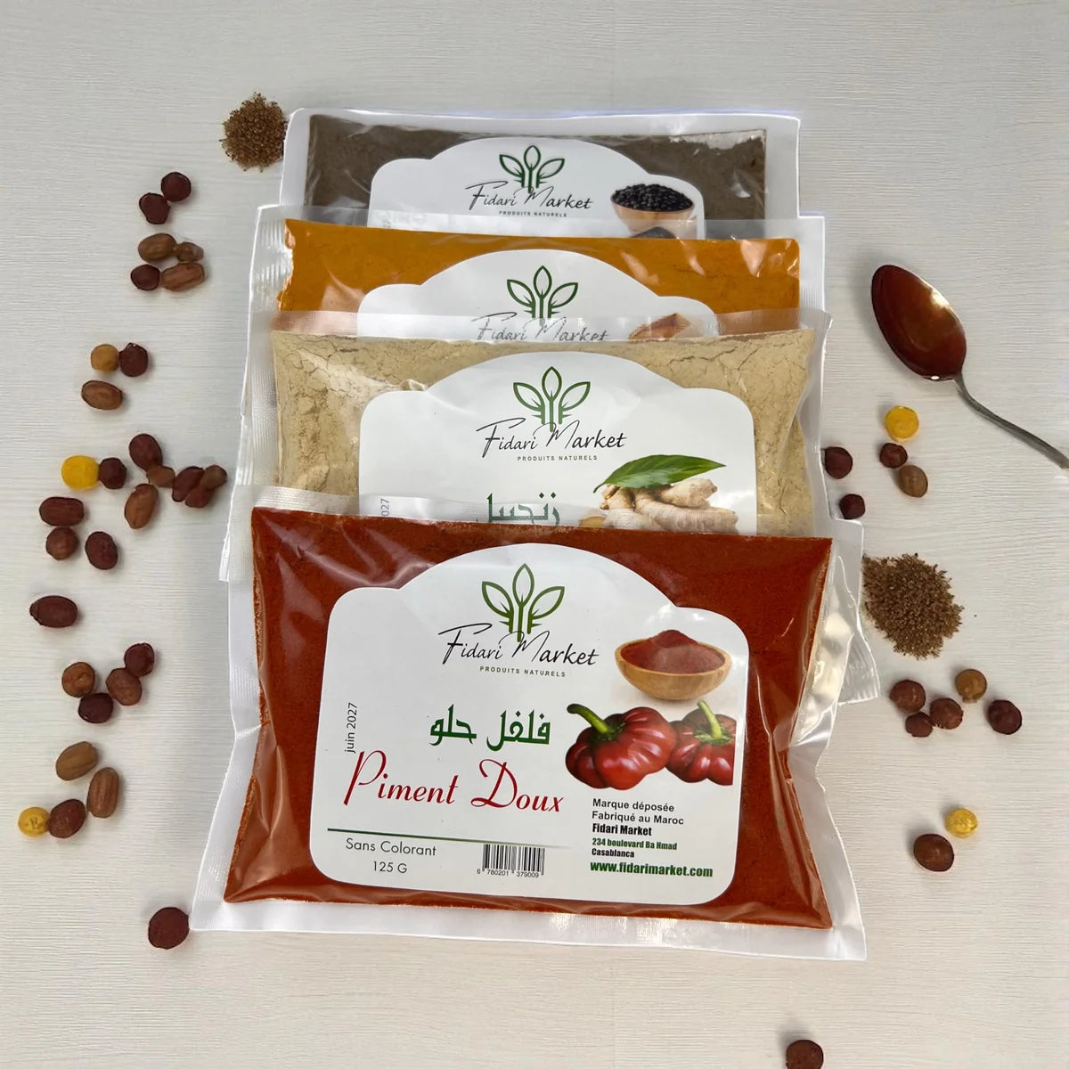 Épices marocaines naturelles pures condiments artisanaux – Fidari Market