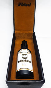 Huile à barbe+étui artisanal similicuir