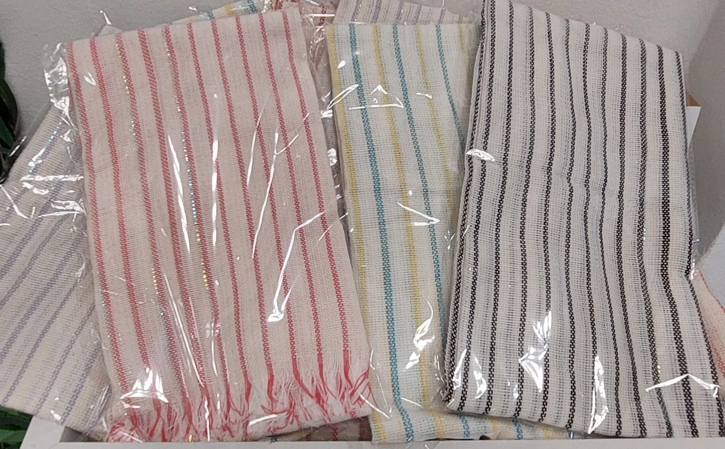 Foulard Hammam raye – artisanal marocain – Fidari Market Casablanca